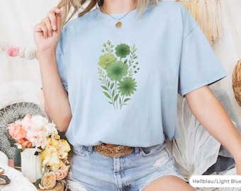 Flowers Wildflower Shirt, Vintage Cottagecore, Floral T-Shirt,Floral Nature Shirt, Naturel Flower Shirt Gift for Women,Watercolor Tee
