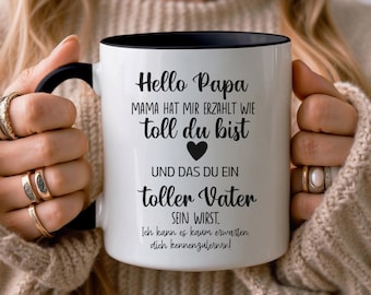 Taza para papá, gran regalo para papá, taza para futuro papá, idea de regalo para el Día del Padre, anuncio de embarazo, taza de café para papá