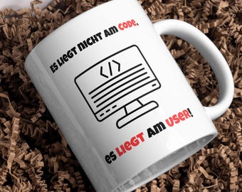 Lustige Informatiker Tasse mit witzigem Spruch – Perfektes Geschenk für Programmierer Entwickler und IT-Experten – Kaffeetasse fürs Büro