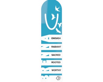 Personalized Aluminum Bookmark, Inspirational Gift, Book Lover