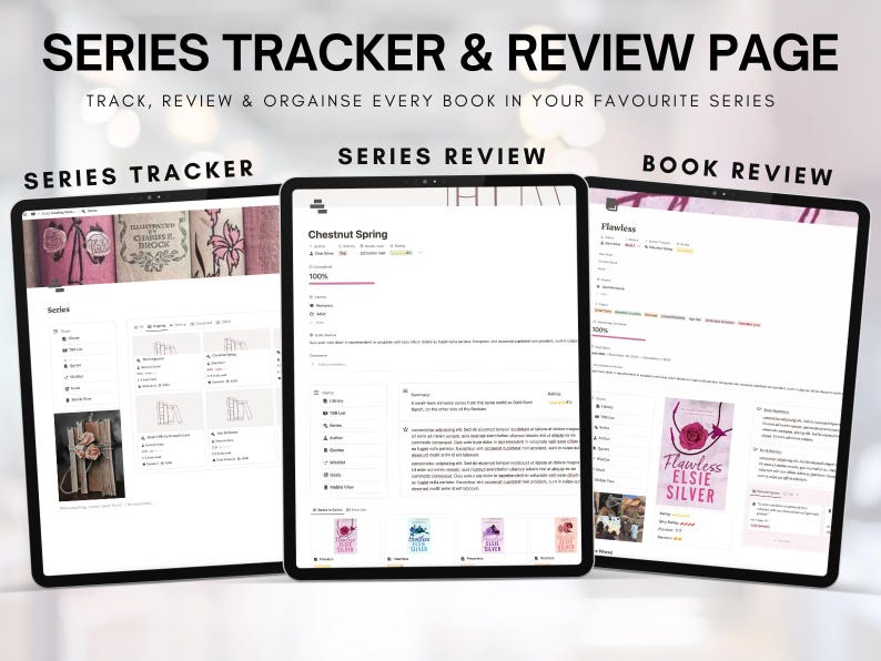 Notion Series Tracker
Book Series Tracker Template
Track Book Series Notion
Reading Series Log
Book Series Journal