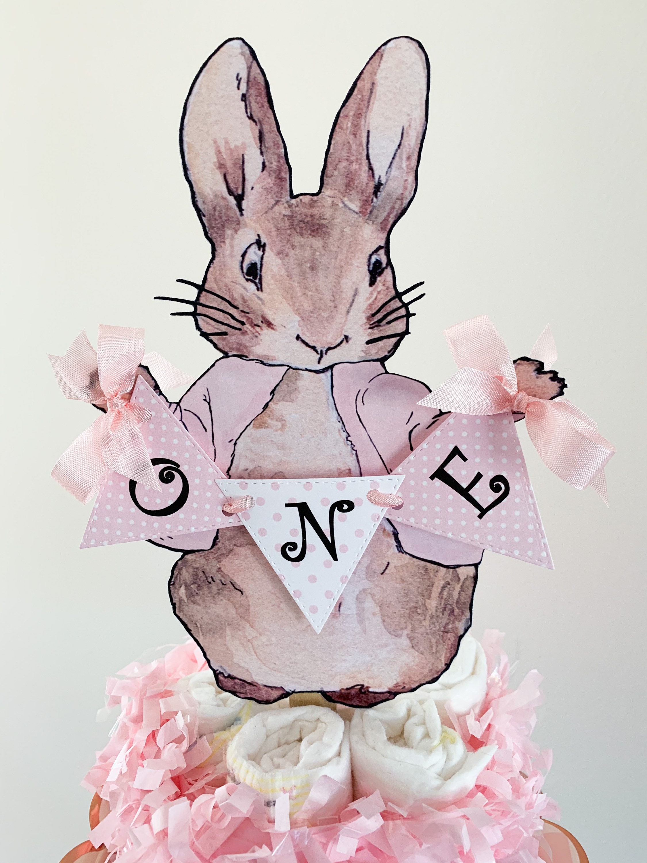 Peter Rabbit Centerpieces, Baby Shower Centerpiece, Little Bunny