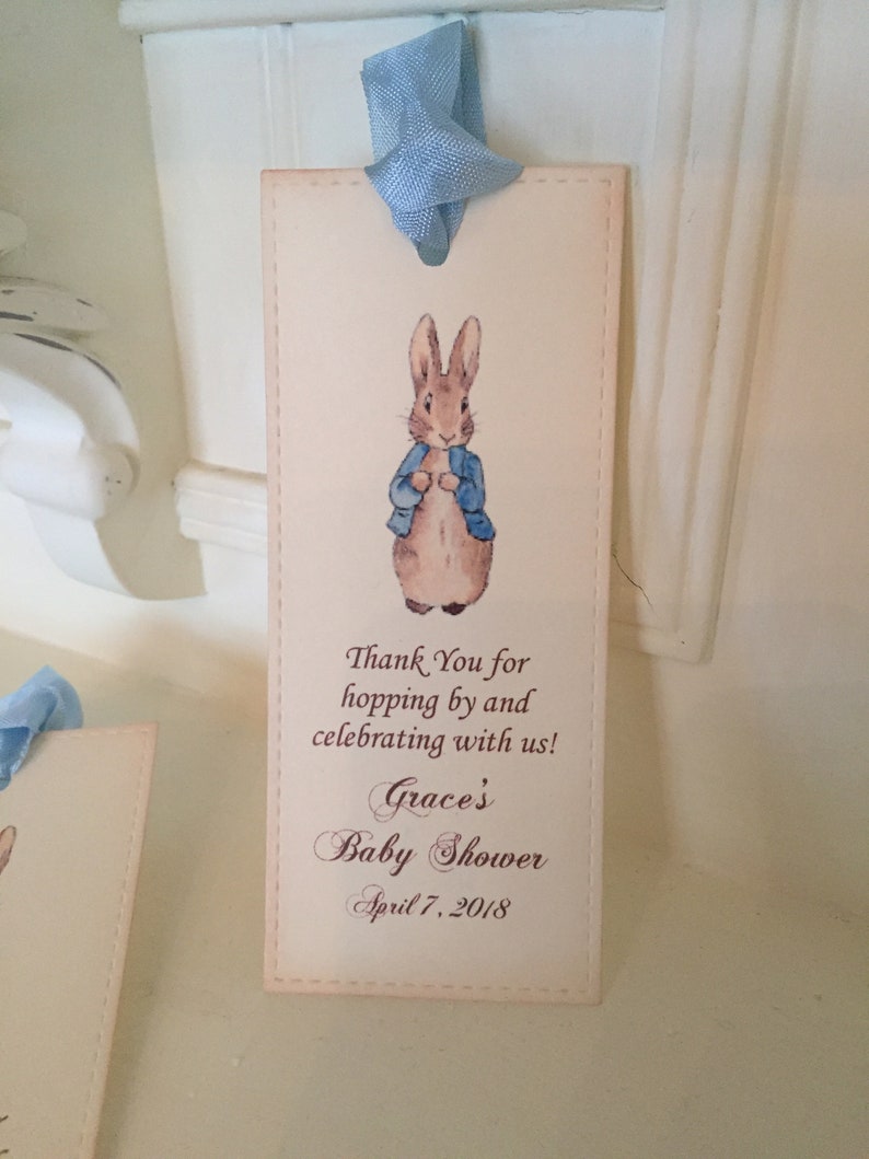 Blue Peter Rabbit Bookmark set of 12 Beatrix Potter Baby - Etsy