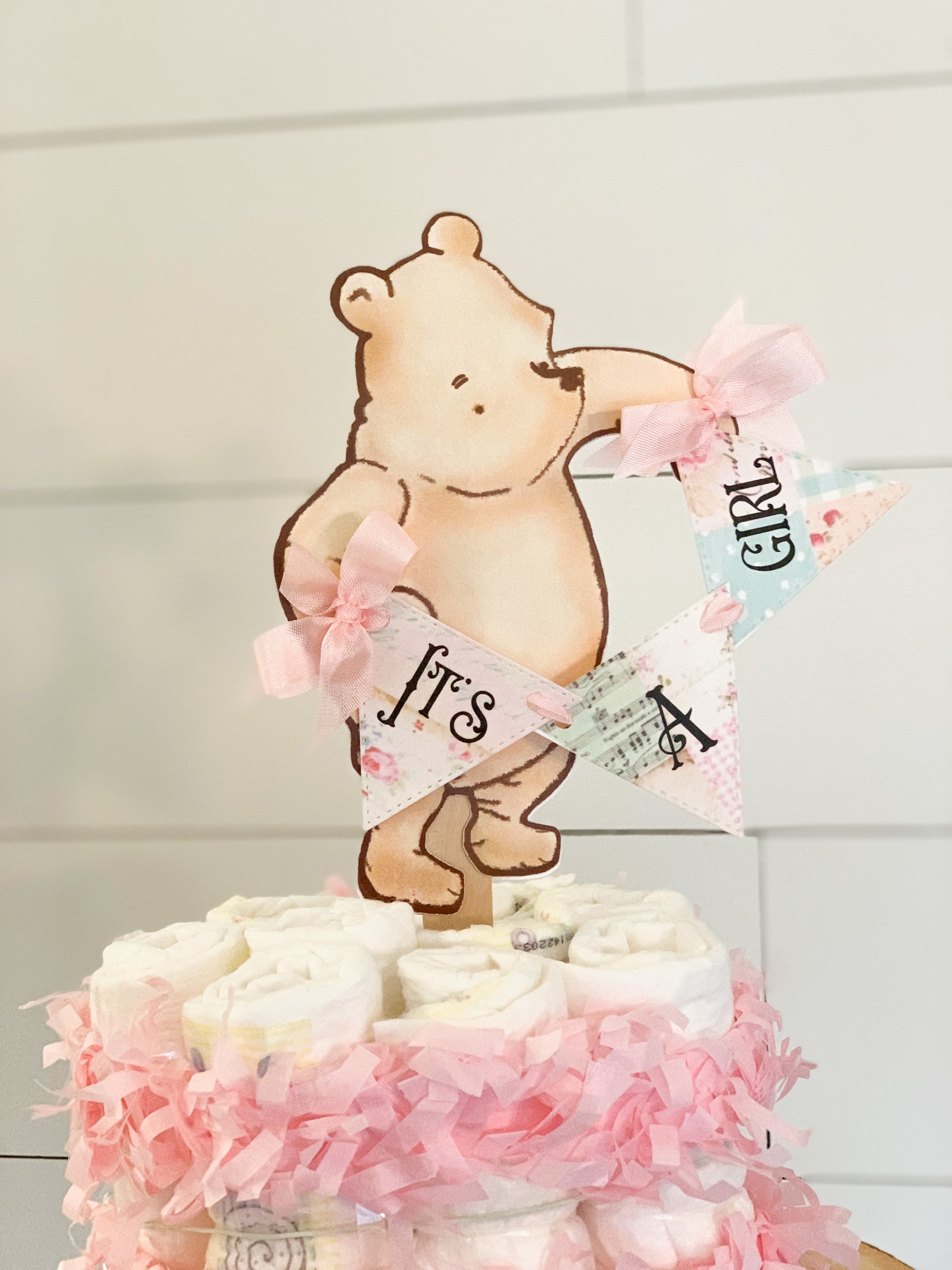 Winnie The Pooh Baby Shower Cake Topper Get More Anythink's