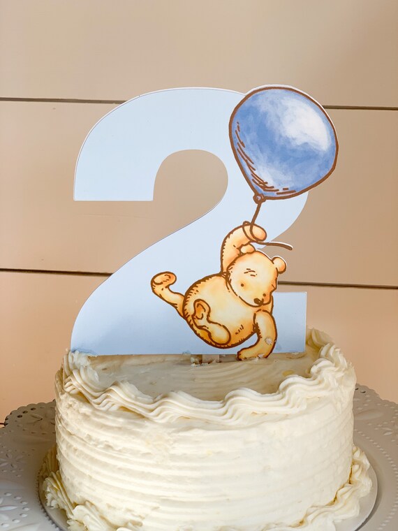 Classic Winnie The Pooh Cake Topper or Centerpiece Decoration