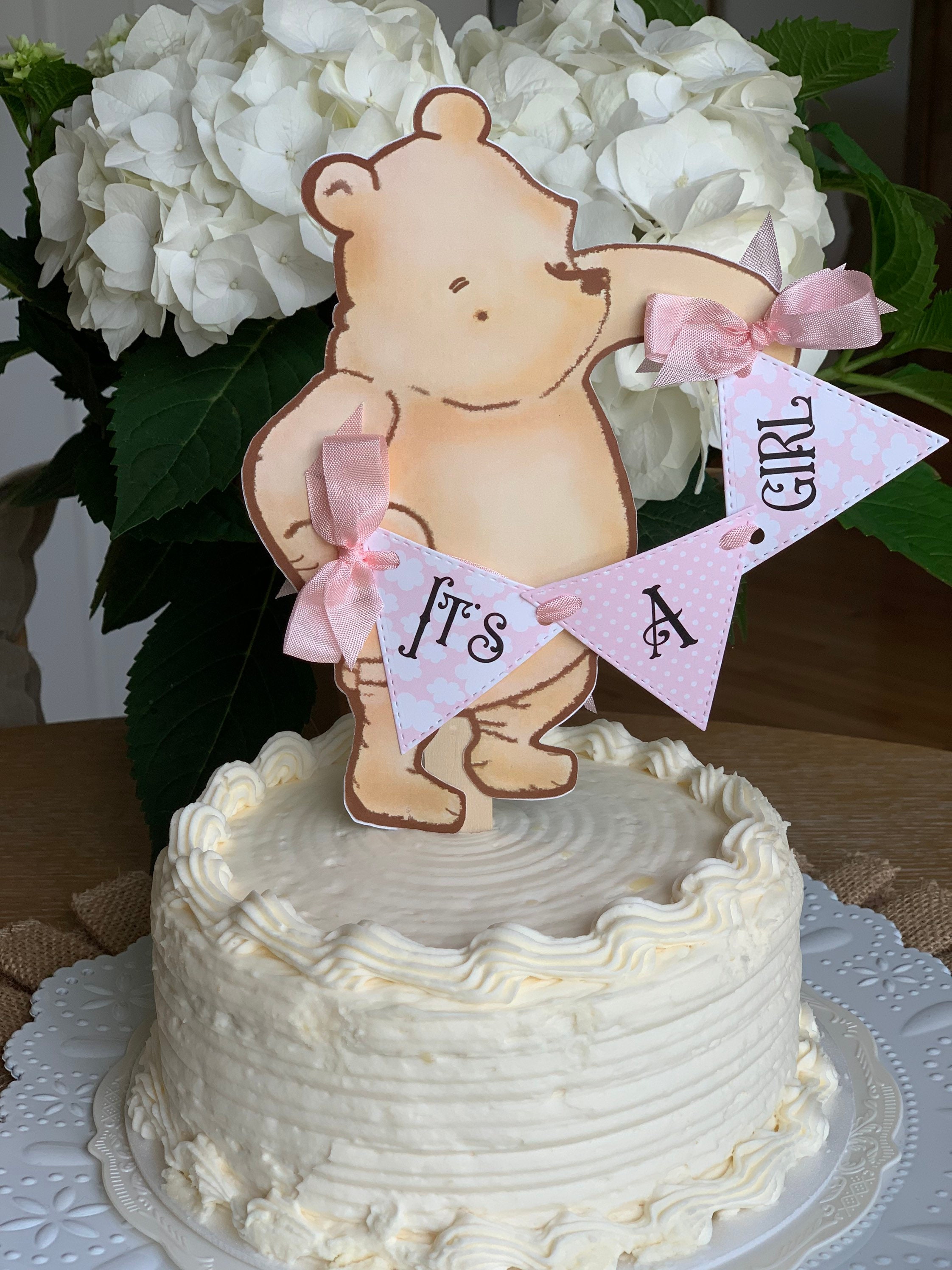 Classic Winnie the Pooh Cake Baby Shower Etsy