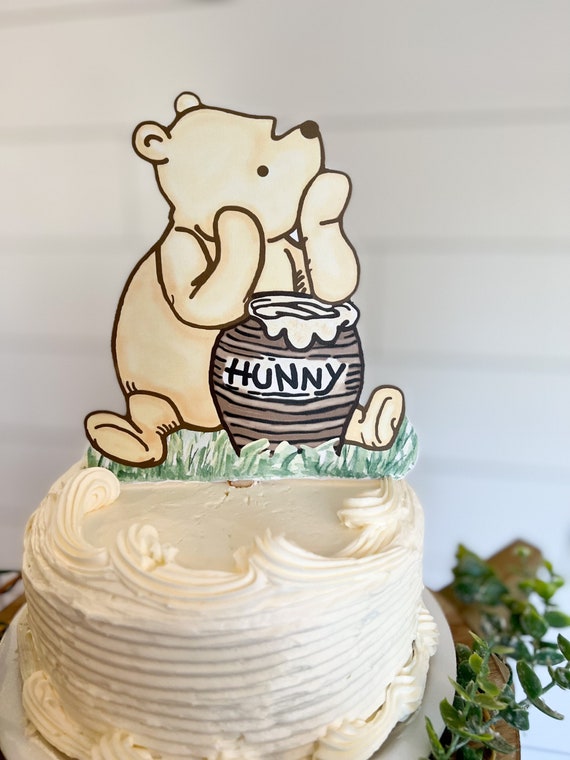 Golden Bear Honey Jar Cake Topper/baby Shower/birthday/centerpiece