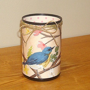 Bluebird Desk Accessories Floral Bird Pencil Holder Fun Desk Organization Office Decor Dorm Decor 1640 image 9