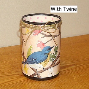 Bluebird Desk Accessories Floral Bird Pencil Holder Fun Desk Organization Office Decor Dorm Decor 1640 image 3