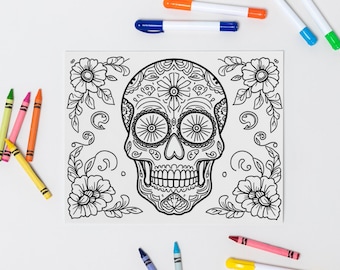 3 kolorowanki Calavera