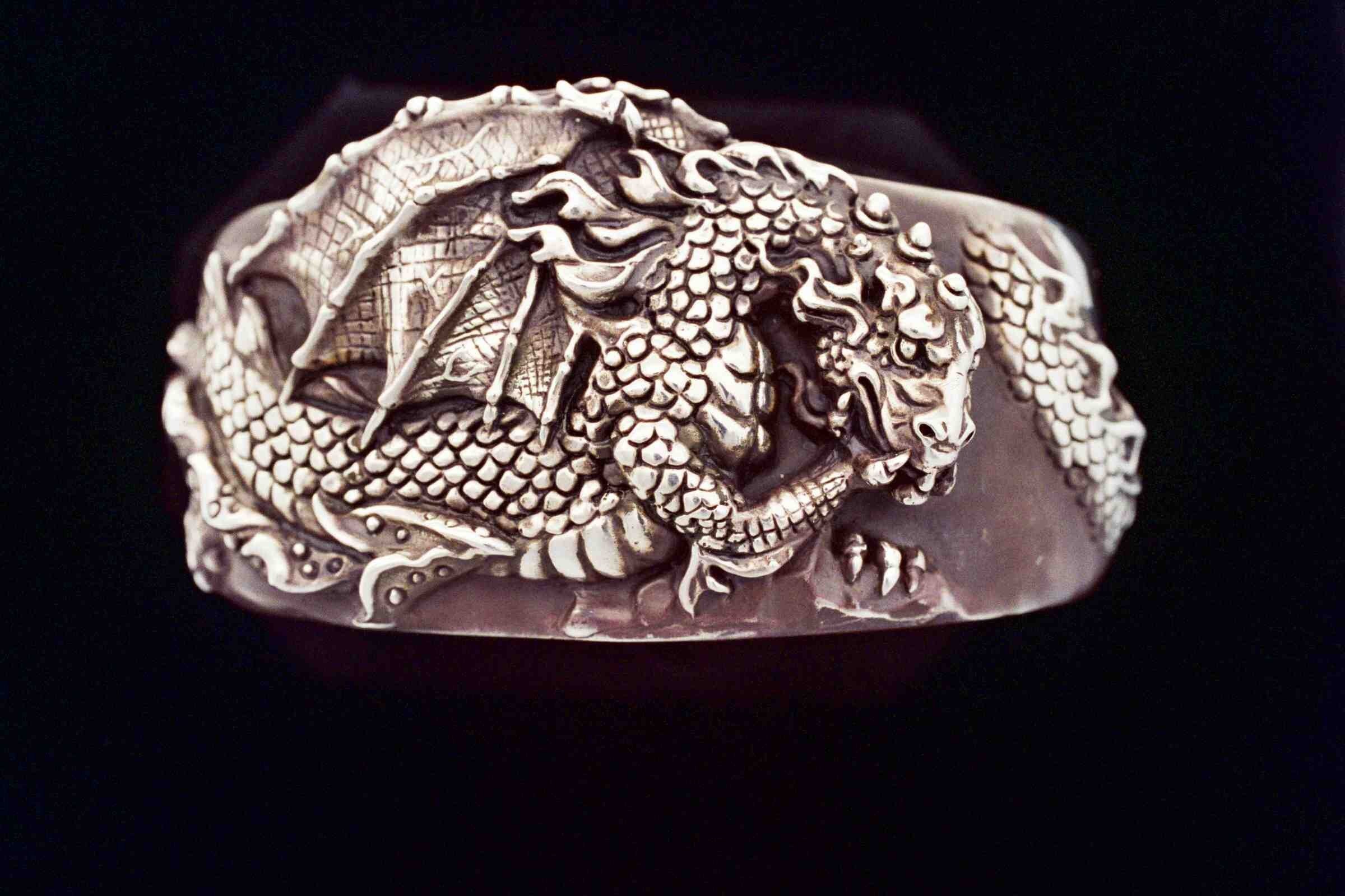 DRAGON CUFF BRACELET Etsy