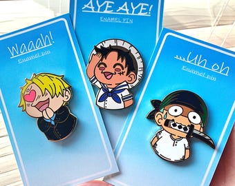 Chibi OP Pins| Anime Pin | Emaille Pin