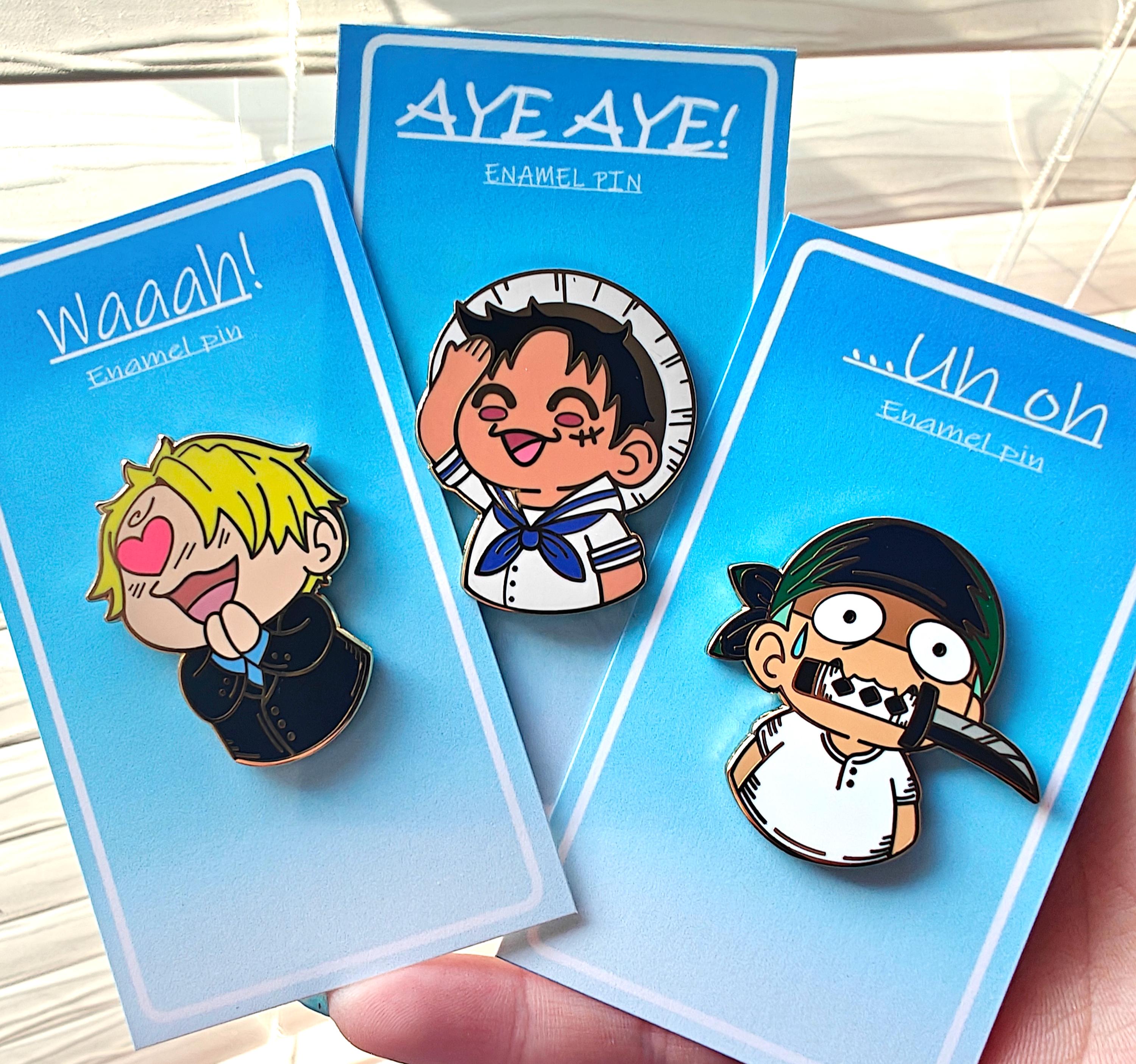 Chibi OP Pins| Anime Pin| Enamel Pin - Etsy
