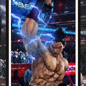 Tekken 8 Kazuya poster | Tekken 8 Art print | Gaming poster | Gift For