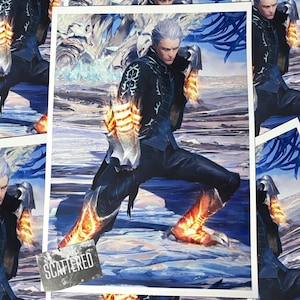 Devil May Cry Vergil Poster | Devil May Cry Print | Devil May Cry Keychain