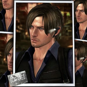 RE6 Leon Kennedy Print | Resident Evil 6 Artwork | Leon Kennedy portrait