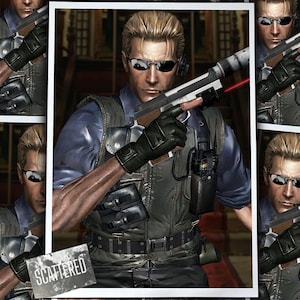 RE1 Wesker Print | Resident Evil Artwork