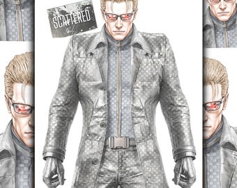 The Mastermind - Albert Wesker FineLine Illustration