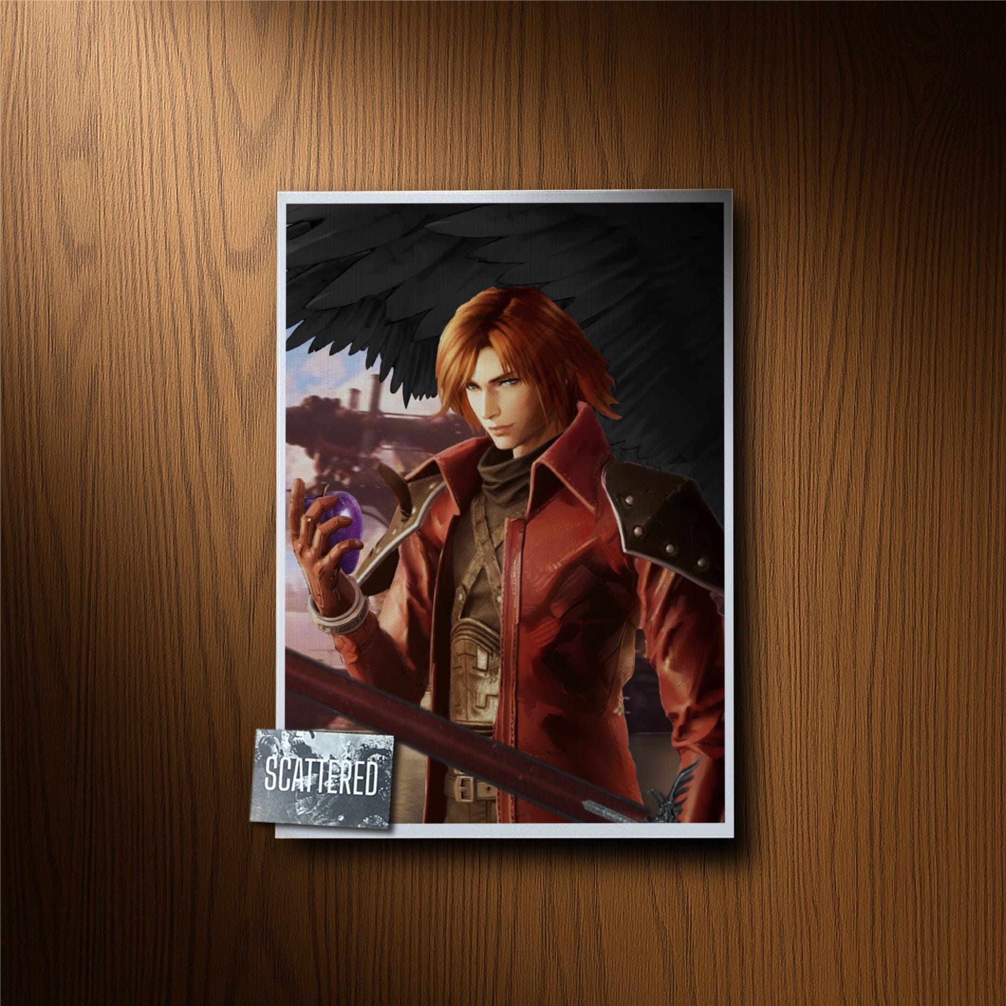 Final Fantasy 7 Crisis Core Poster | Genesis Rhapsodos Art | Final