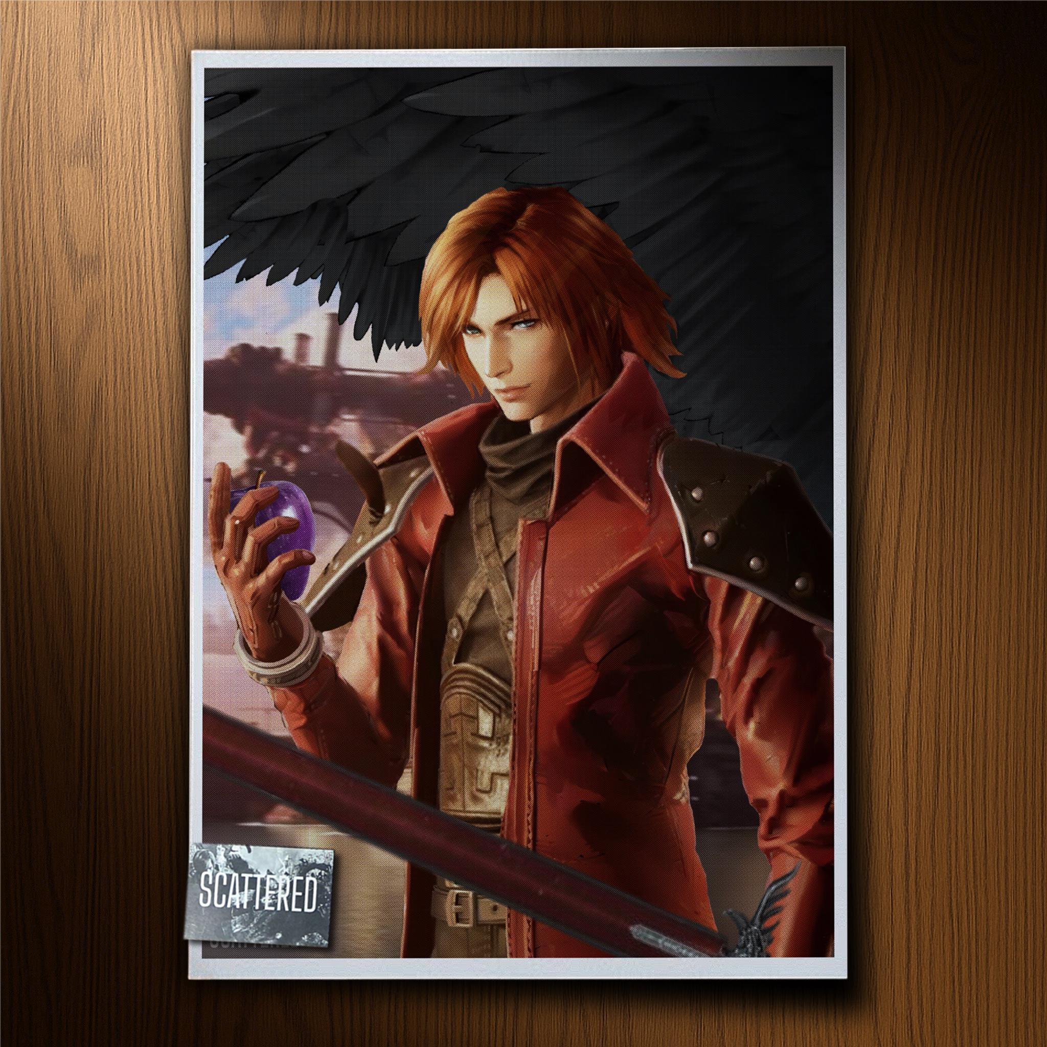 Final Fantasy 7 Crisis Core Poster | Genesis Rhapsodos Art | Final