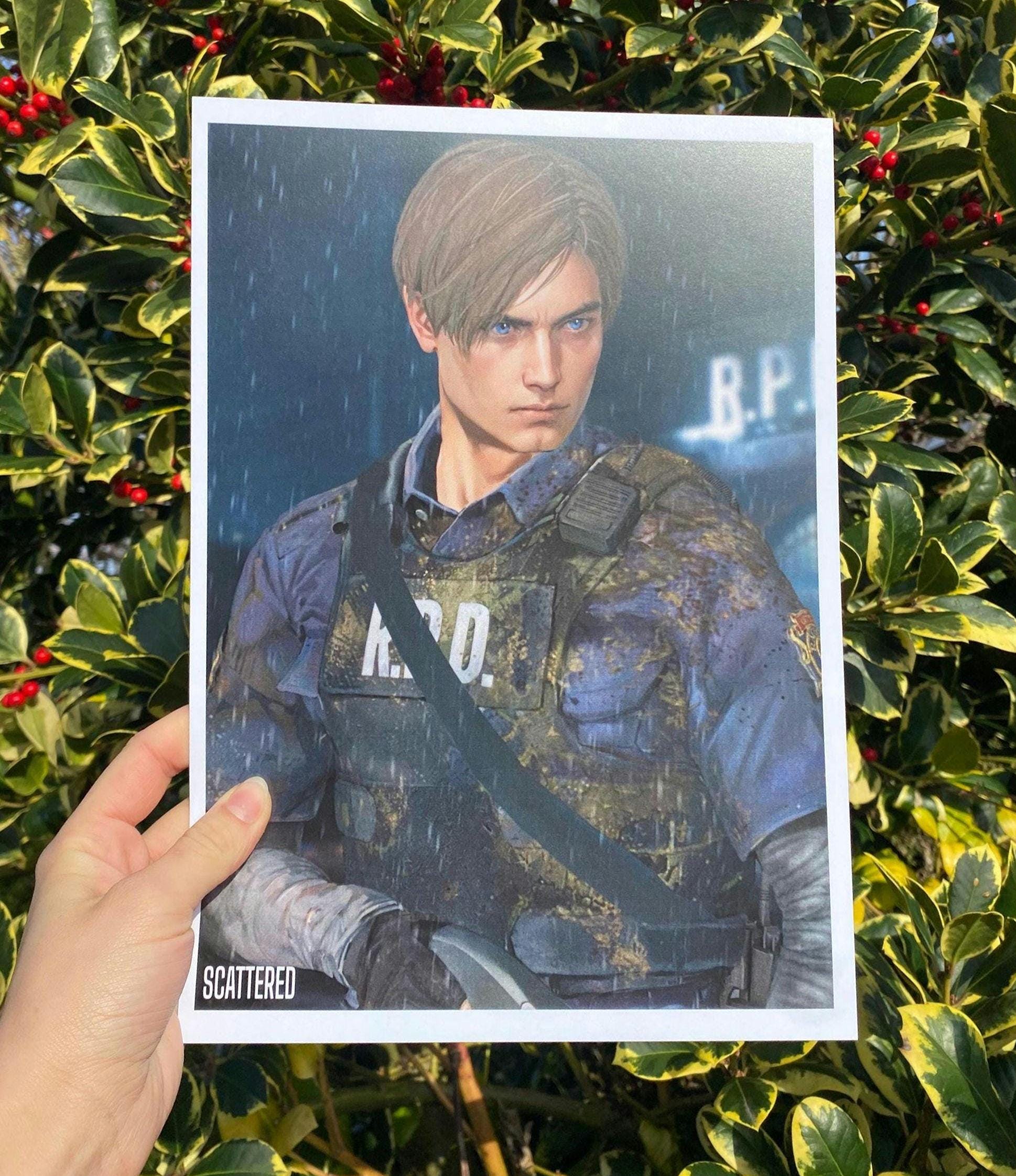 Leon Re Rookie Rookie - Leon Kennedy Art Print - Etsy