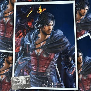 Final Fantasy 16 Clive Rosfield Poster | FFXVI Poster | Clive Rosfield Print | Final Fantasy Poster | Gaming Print