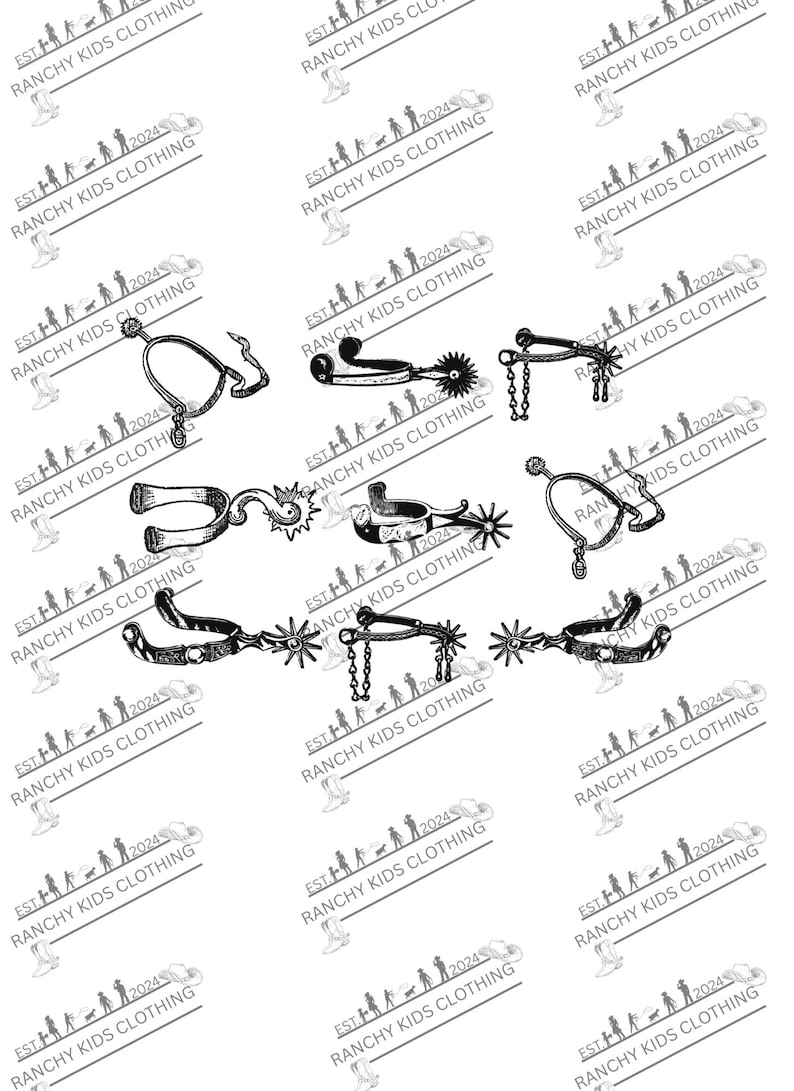 Spur Ranch Outline Spur Collection Png - Etsy