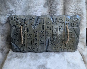 Wedge-shaped combat shield, model 2, made of foam for life-size, LARP, LARP.
