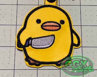 Stabby Duck Key Fob / Bag Tag