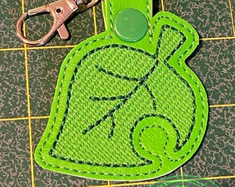 Animal Leaf Key Fob