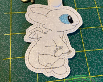 White Dragon Key Fob (Snoot Boop)