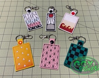 Haori/Jacket Key Fobs/Bag Tags