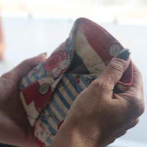 Carteira de tecido | Carteira clutch | Porta-cartões