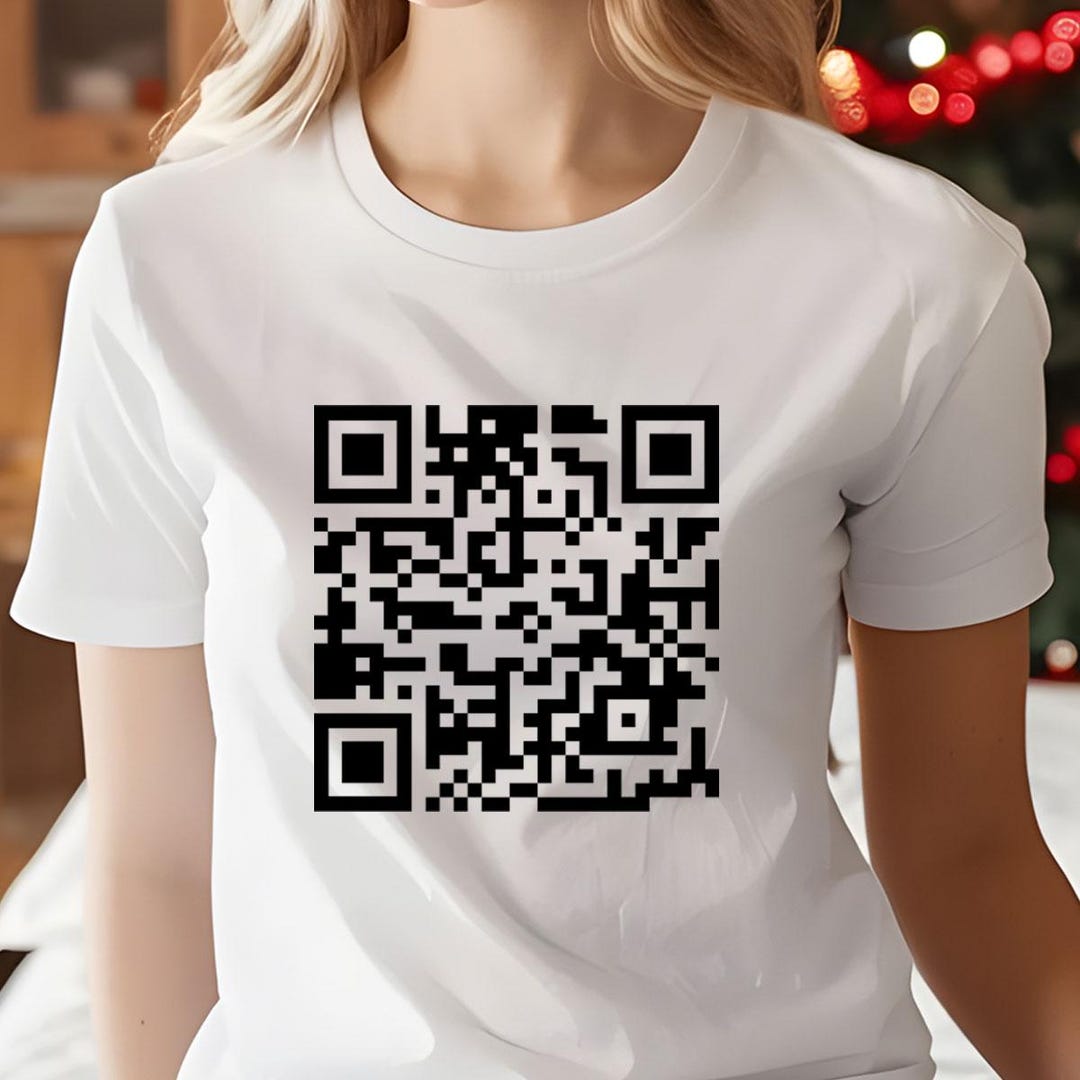 GIF Fuck You Message QR Code Shirt, Funny Gif Fck You QR Code Shirt ...