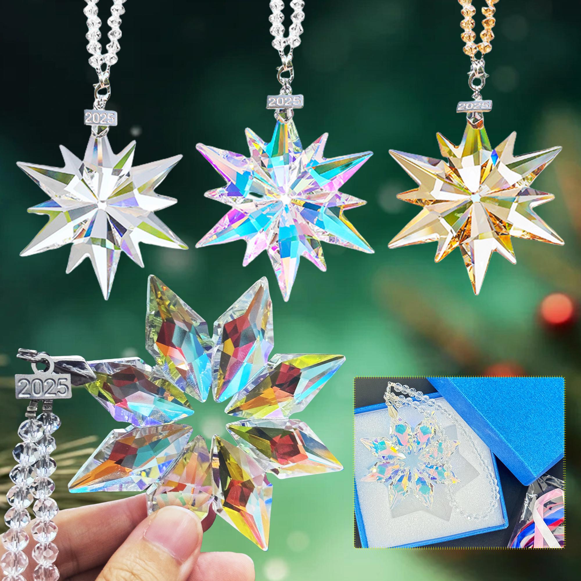 Ornements De Noël En Dentelle, Pendentif Flocon De Neige Blanc, Png