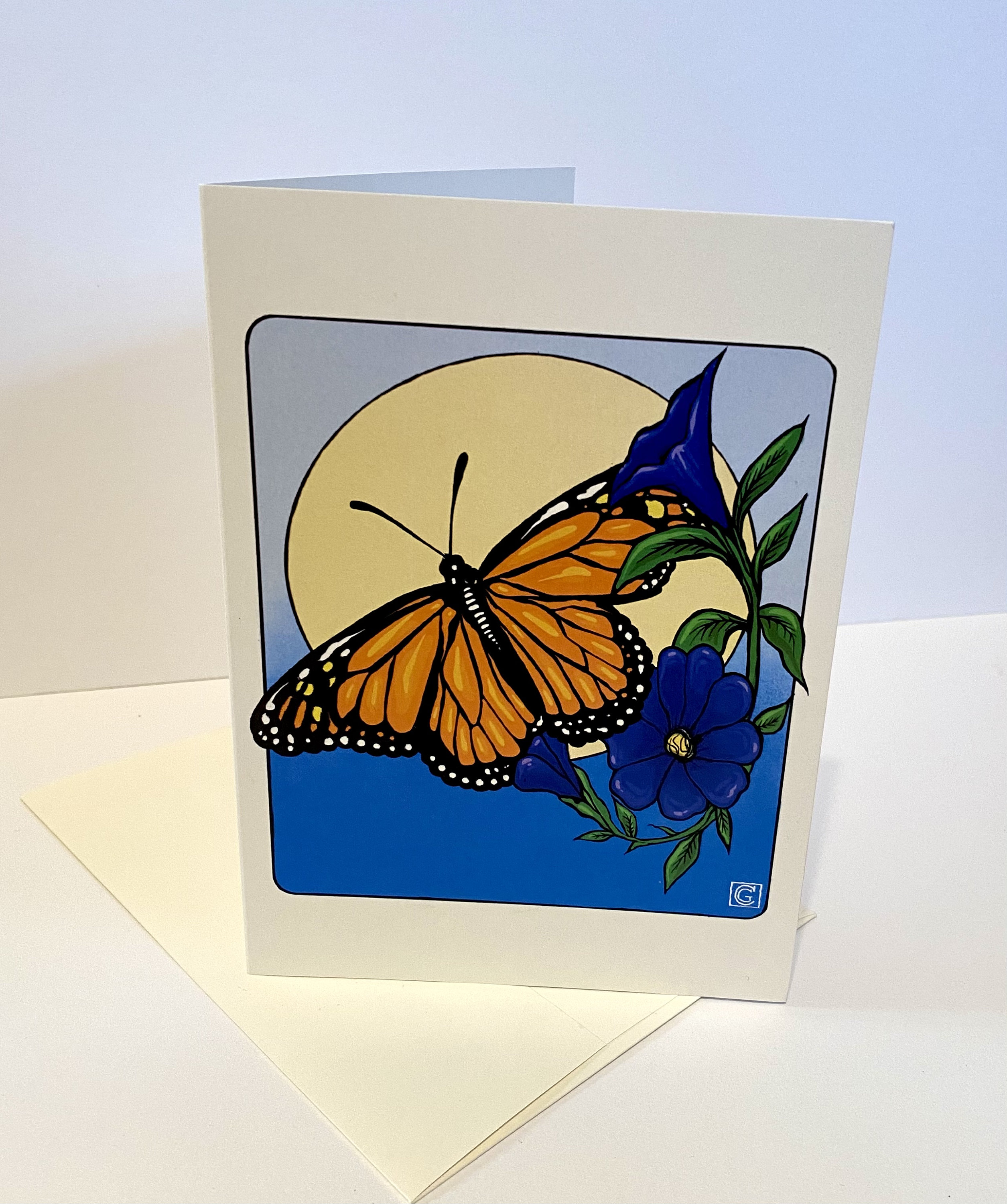 Monarch Butterfly ( Blank Greeting Card ) - Etsy