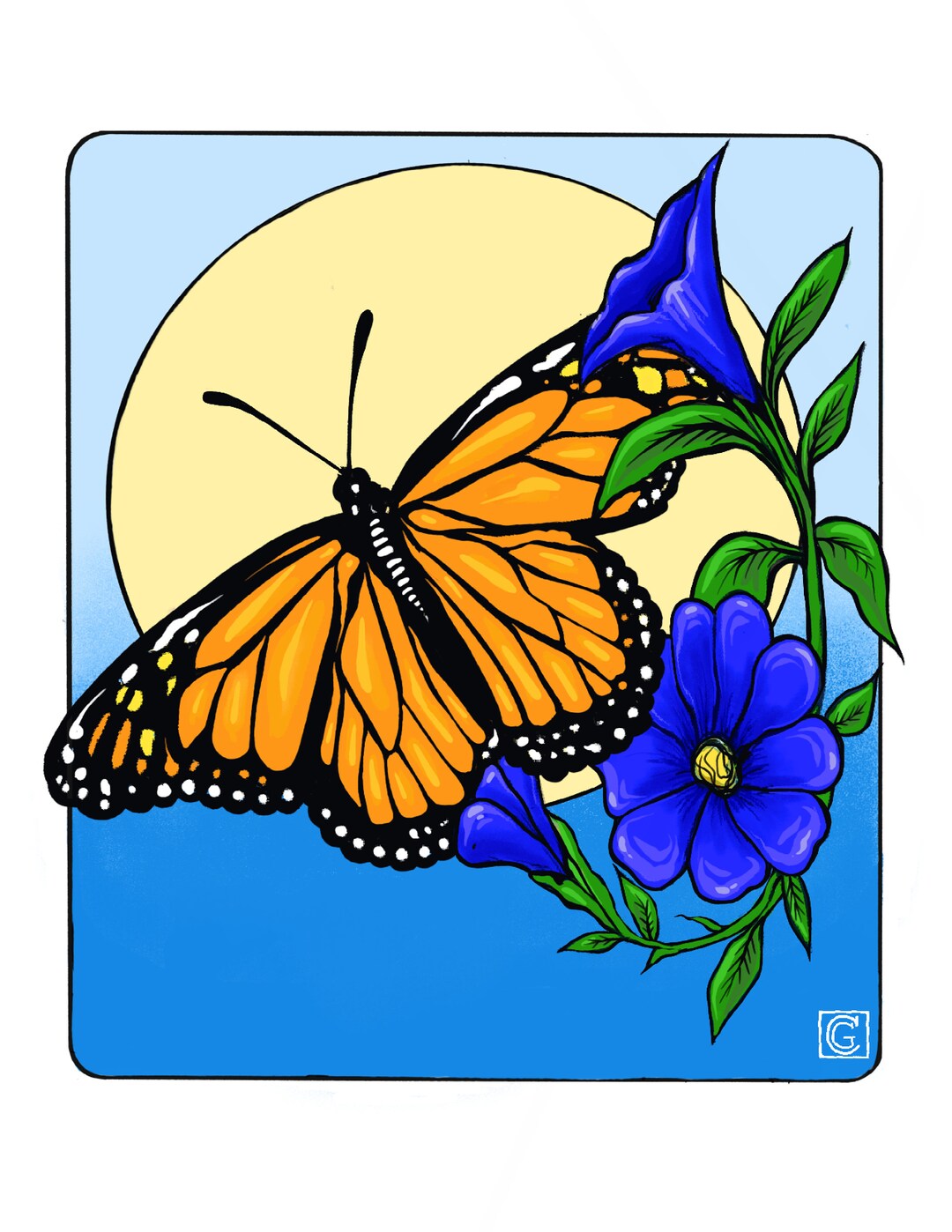 Butterfly Monarch ( Print ) - Etsy