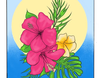 Tropical Flower    ( Print )