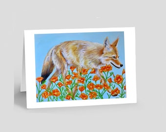 Roaming the hills card ( Blank Greeting card )