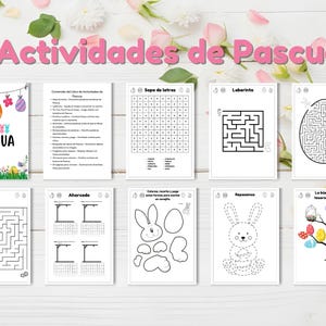 Actividad de Pascua, juegos de Pascua, pagina's voor kleuren van Pascua, feliz Pascua, imprimible de Pascua, activiteiten voor niños