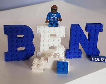 Letters lettering name block inspired, children's room decoration, personalized, door sign or wall sign, gifts for children, 3D printing