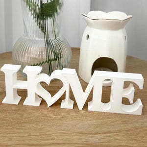 Letras para el hogar para sala de estar, regalo de inauguración de la casa, decoración de sala de estar / baño o dormitorio letras 3D, decoración minimalista