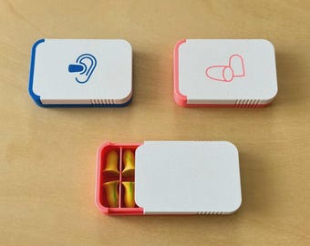Case for sleeping earplugs, small storage box, earplug storage, earplug container for on the go
