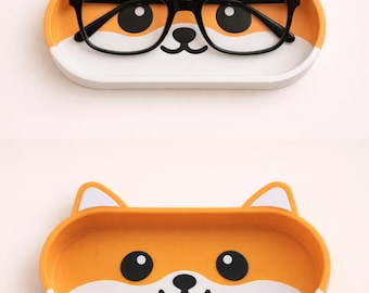 Shiba Inu glasses holder, glasses tray, dog glasses organizer, unique glasses case, gifts for children, 3D printed