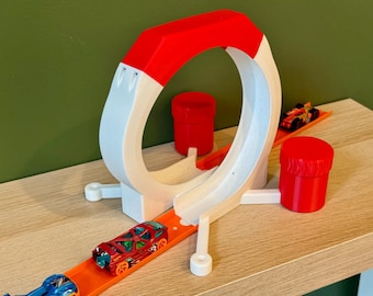 Looping Hotwheels compatible, toy cars, birthday gift children, 3D printing