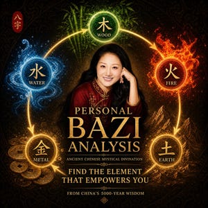 BaZi Reading | Personalized Four Pillars Destiny Analysis with Favorable Elements