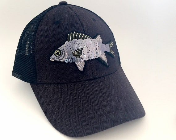 hat with fish on it