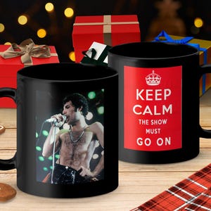Freddie Mercury Rock Legend Mug, Retro Music Icon Mug, Classic Rock Singer Mug, Gift for Music Lovers, Unique Rock Memorabilia Mug,