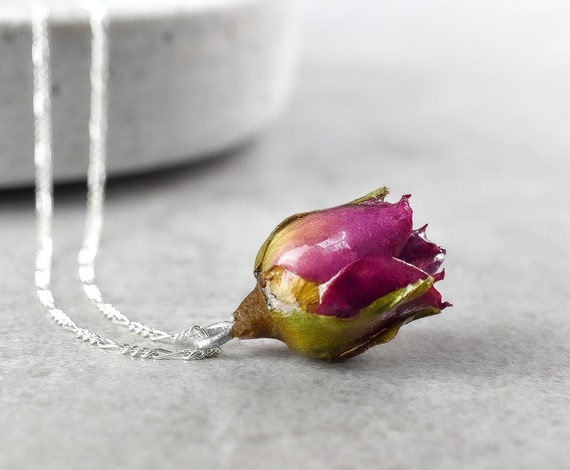 Resin Rose Necklace, Preserved Flower Necklace, Unique Birthday Gifts for  Daughter, Dainty Flower Pendant Necklace, Yellow Rose Jewelry - Etsy