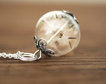 925er Silver True Dandelion Necklace